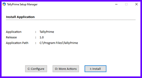 TallyPrime Download and Installation