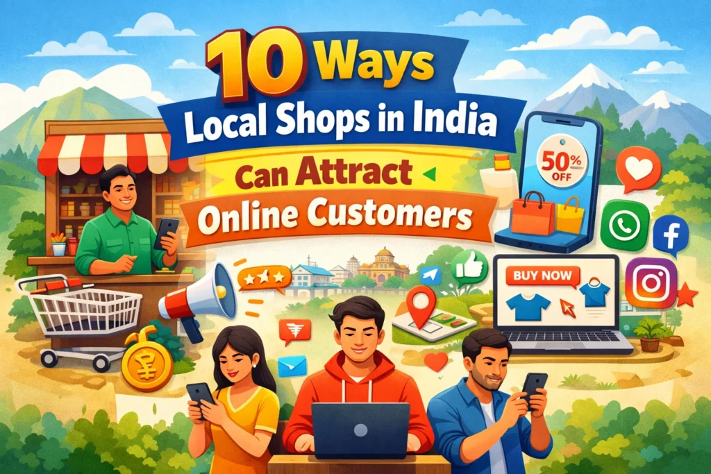 Ways Local Shops in India Can Attract Online Customer