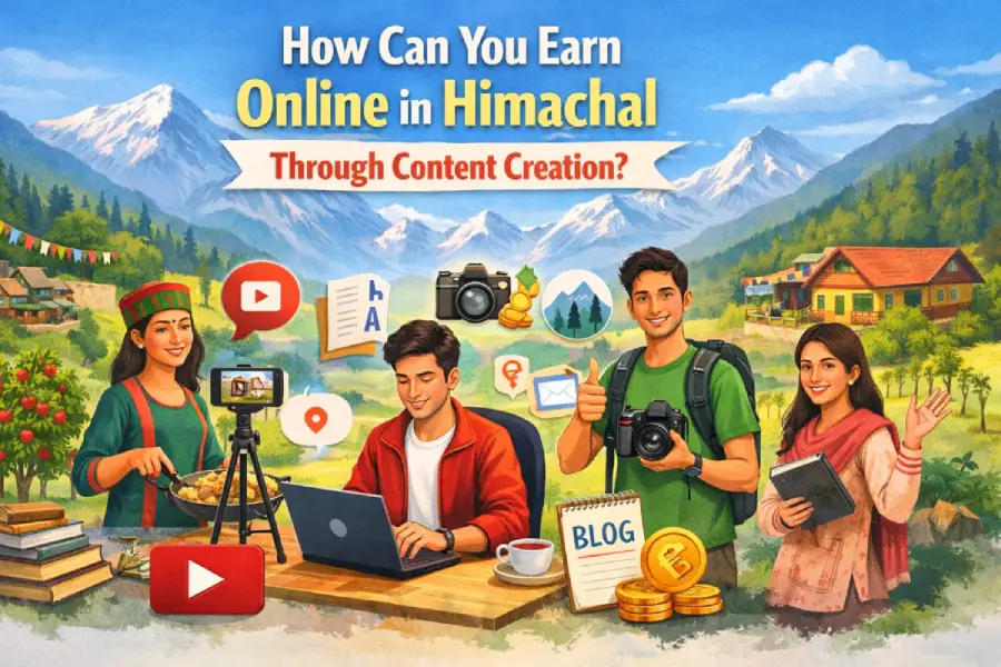 Earn Money Online in Himachal Pradesh Through Content Creation