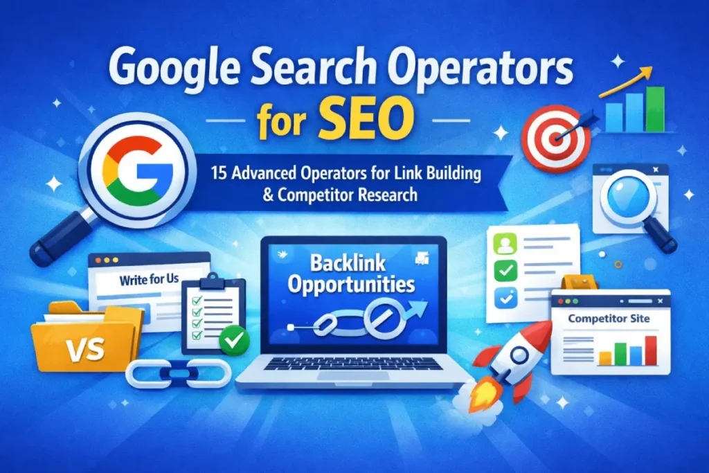 Google search operators for SEO
