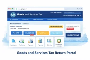 GST Return Portal Upload